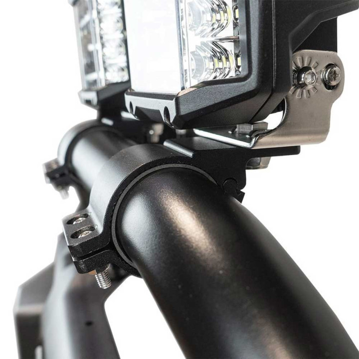 EC Approved LED Projector Integration Kit, OFD Bull bar led lights clamp brackets 49 54 mm - EDK.ro