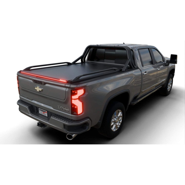 Manual Roll Top Tonneau Bed Cover, Tessera 4x4 Roll+, Chevrolet Silverado 3500 Bed Length 6.6 Feet 2015 - 2019 - EDK.ro