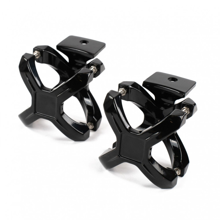 EC Approved LED Projector Integration Kit, OFD Bull bar led lights clamp brackets 63 5 76 mm - EDK.ro