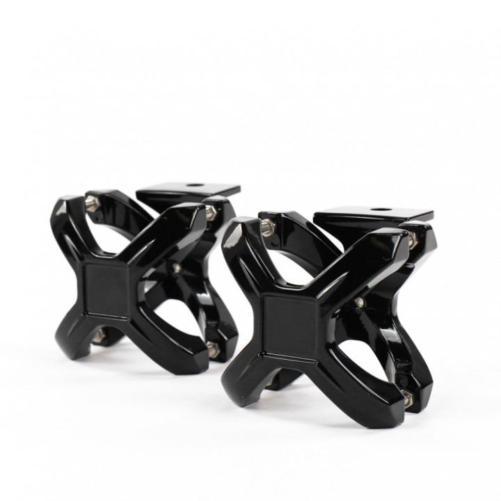Kit de Integrare Proiectoare LED Omologate, OFD Bull bar led lights clamp brackets 63 5 76 mm - EDK.ro