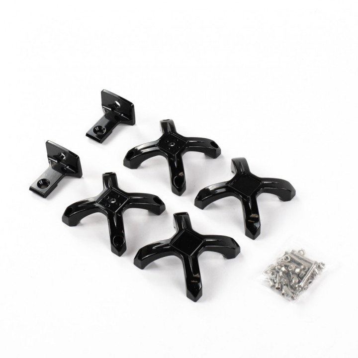 Kit de Integrare Proiectoare LED Omologate, OFD Bull bar led lights clamp brackets 63 5 76 mm - EDK.ro