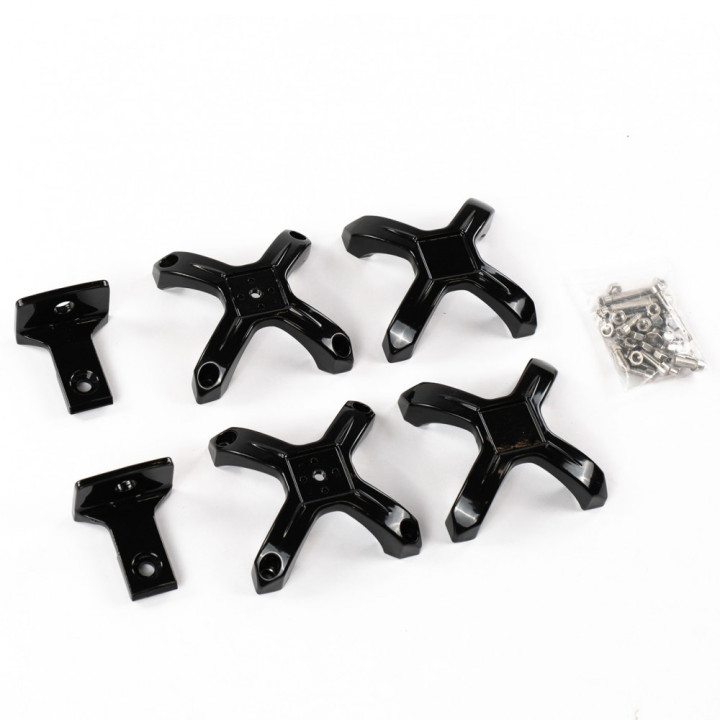 Kit de Integrare Proiectoare LED Omologate, OFD Bull bar led lights clamp brackets 63 5 76 mm - EDK.ro