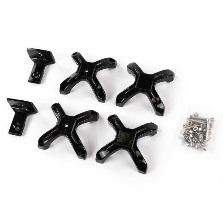 Kit de Integrare Proiectoare LED Omologate, OFD Bull bar led lights clamp brackets 63 5 76 mm - EDK.ro