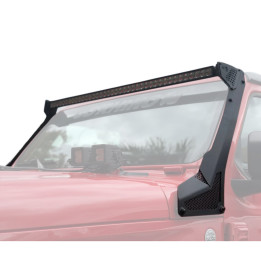 Kit de Integrare Proiectoare LED Omologate Pentru Parbriz, Go Rhino LED light bar 50 " dual row with windshield light mount brac