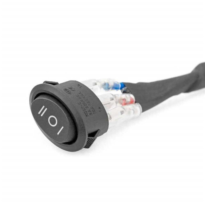 Faruri LED Pătrate de 2 Inch cu Spoturi DRL Chihlimbar, Rough Country Negru Series - EDK.ro