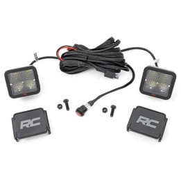 Square Cree LED Lights 2 Inch Flood Beam, Rough Country Spectrum - EDK.ro