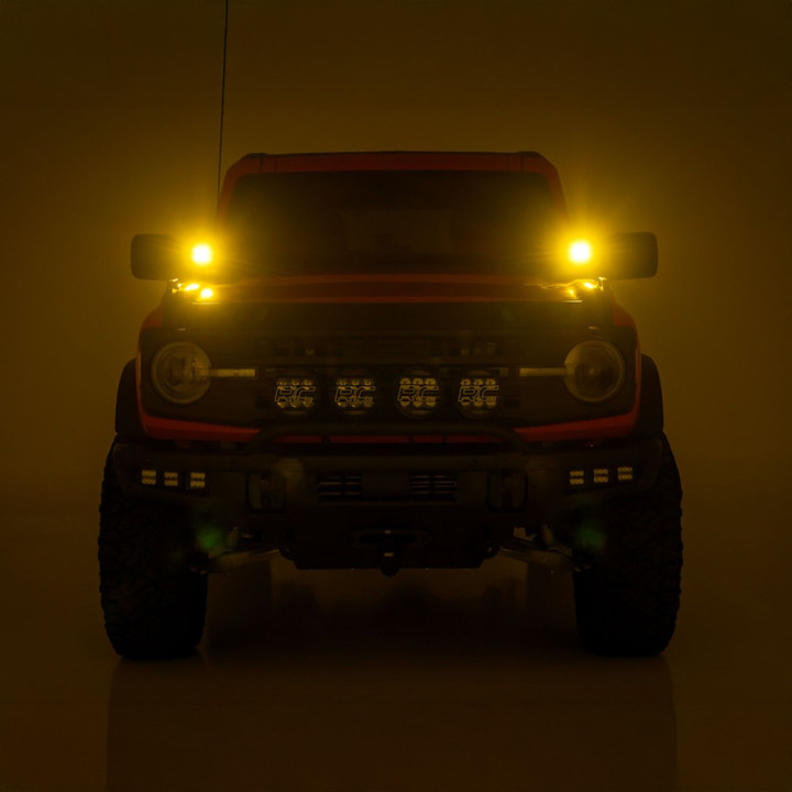 Lumini LED Pătrate de 2 Inch Chihlimbar, Rough Country - EDK.ro