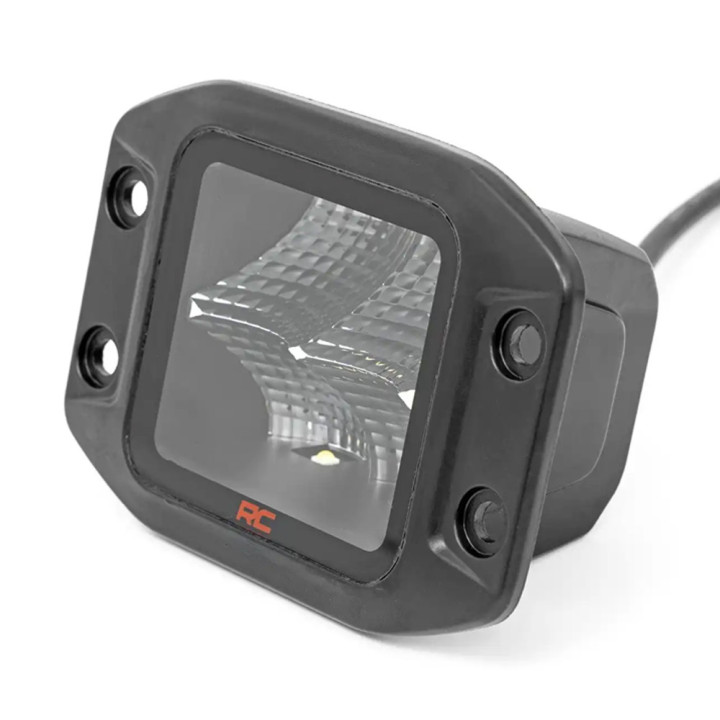 Lumini LED Pătrate de 2 Inch cu Montare Încastrată Inundabile, Rough Country - EDK.ro