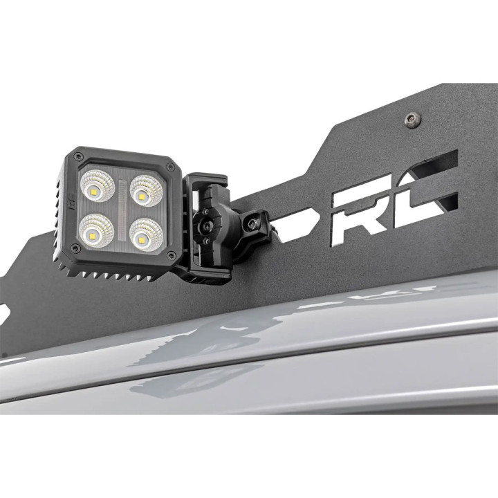 Lumini LED Pătrate de 2 Inch, Rough Country Negru Series - EDK.ro