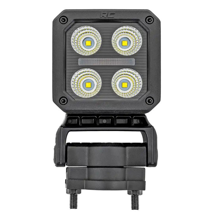 Lumini LED Pătrate de 2 Inch, Rough Country Negru Series - EDK.ro