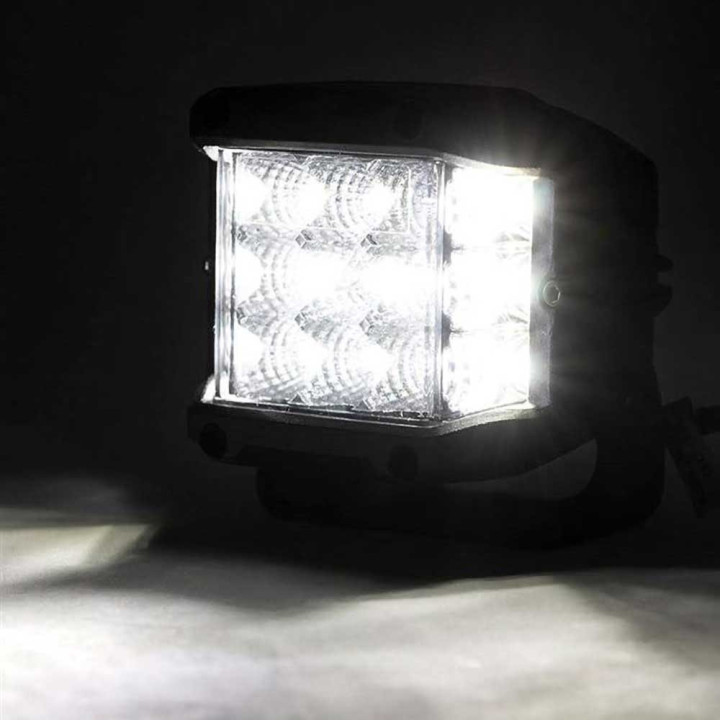 LED Lights 3 Inch Square Wide Angle Osram, Rough Country - EDK.ro