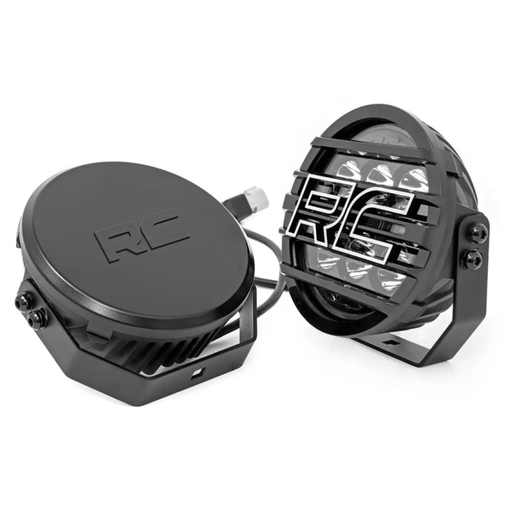 Lumini LED Rotunde 6 5 Inch Alb/amber DRL, Rough Country - EDK.ro