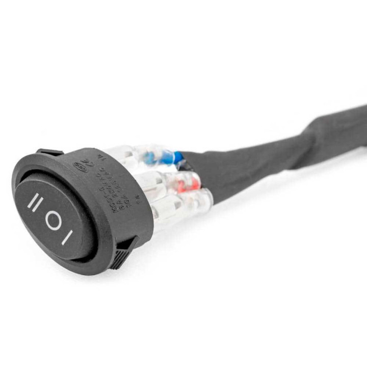 Spoturi LED Pătrate de 2 Inch cu Faruri DRL Albe, Rough Country Negru Series - EDK.ro