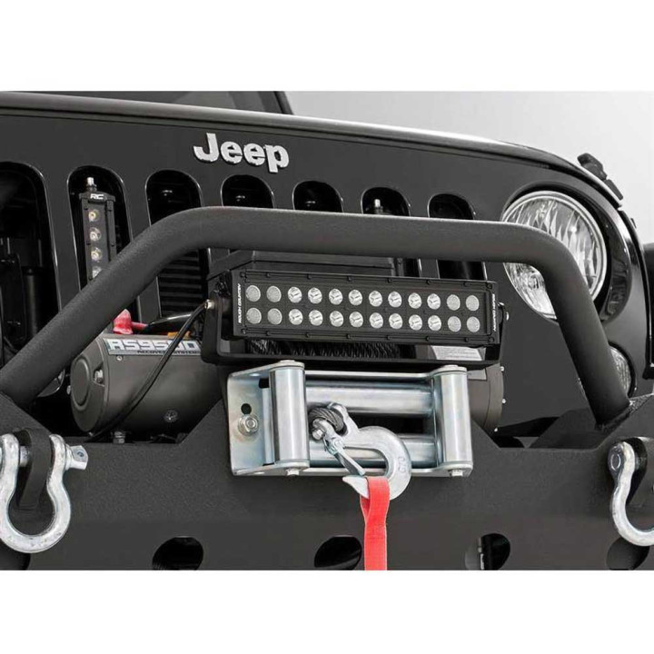 LED Light Bar 12 Inch Dual Row Spot/flood, Rough Country Black Series - EDK.ro