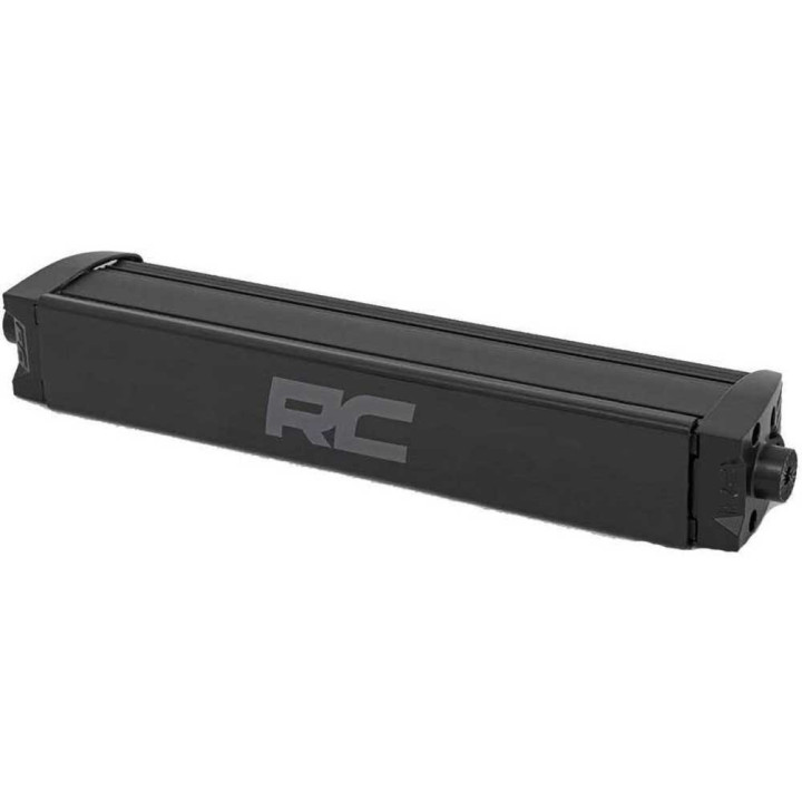LED Light Bar 12 Inch Single Row White DRL Spot, Rough Country Black Series - EDK.ro