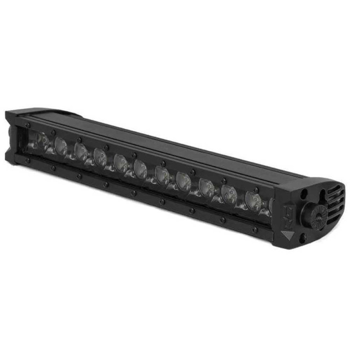 LED Light Bar 12 Inch Single Row White DRL Spot, Rough Country Black Series - EDK.ro