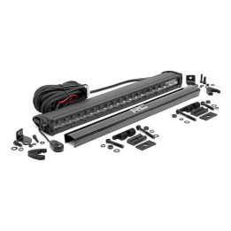 LED Light Bar 20 Inch Single Row Spot, Rough Country Black Series - EDK.ro