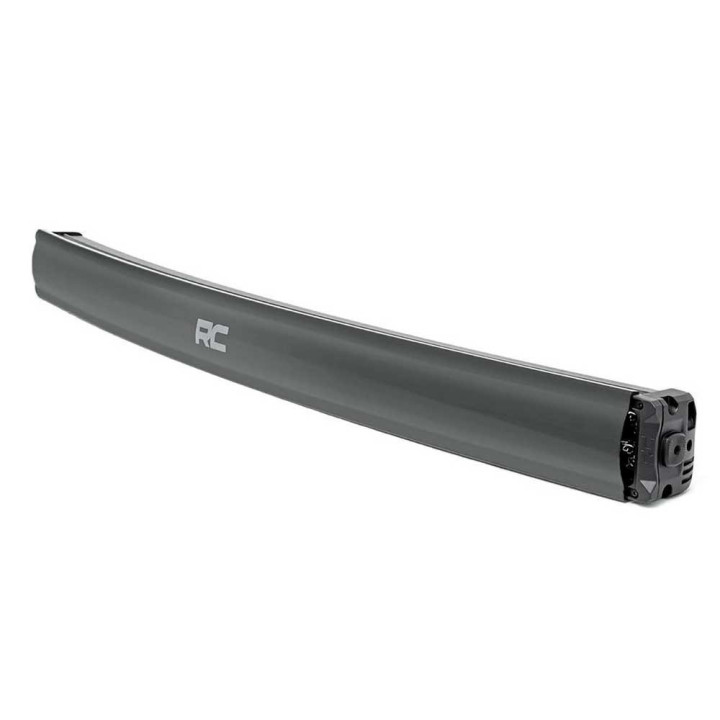 Bară LED 30 Inch cu Două Rânduri de Lumini Curbate cu Spot/flood DRL Chihlimbar, Rough Country Negru Series - EDK.ro
