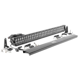 LED Light Bar 30 Inch Dual Row Spot/flood, Rough Country Black Series - EDK.ro