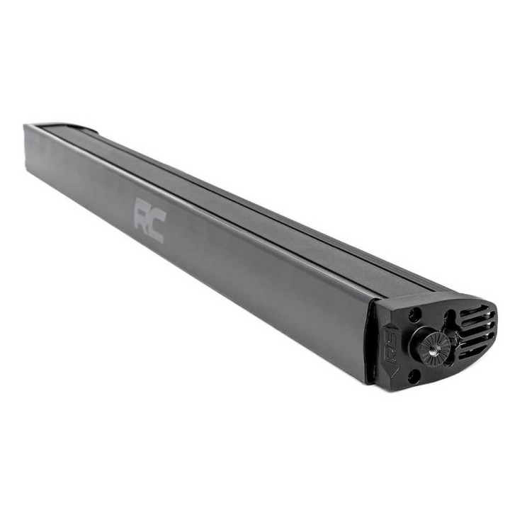 Bară LED 30 Inch cu un Singur Rând de Faruri DRL Albe, Rough Country Negru Series - EDK.ro