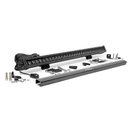 LED Light Bar 30 Inch Single Row Spot, Rough Country Black Series - EDK.ro