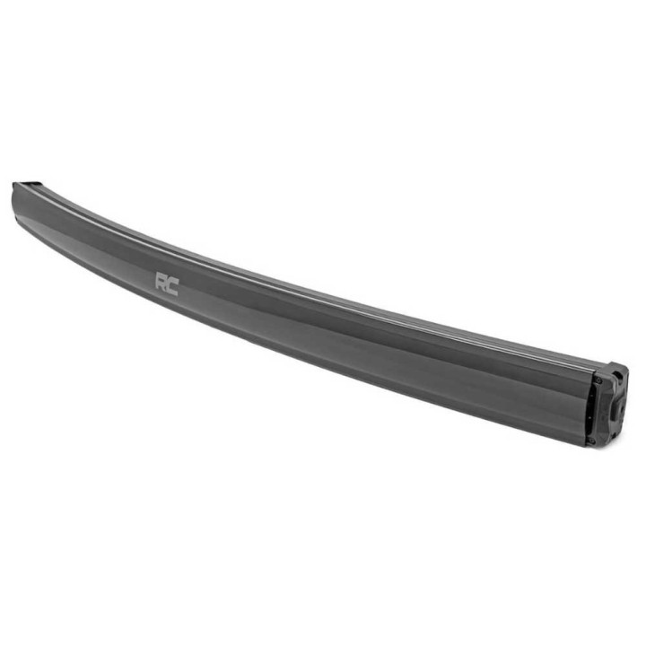 Bară LED 40 Inch cu Două Rânduri de Lumini Curbate DRL Albe Spot/flood, Rough Country Negru Series - EDK.ro