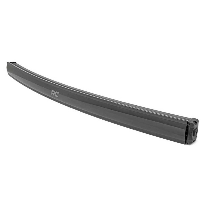 Bară LED 50 Inch cu Două Rânduri de Lumini Curbate DRL Albe Spot/flood, Rough Country Negru Series - EDK.ro