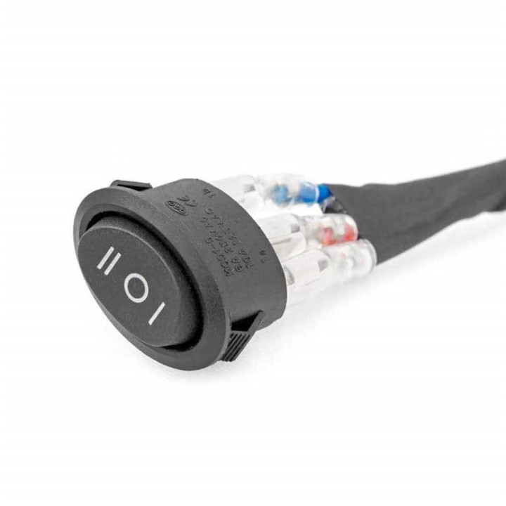 Bară LED 50 Inch cu Două Rânduri de Lumini DRL Albe Spot/flood, Rough Country Negru Series - EDK.ro