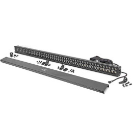 LED Light Bar 50 Inch Dual Row Amber DRL Spot/flood, Rough Country Black Series - EDK.ro