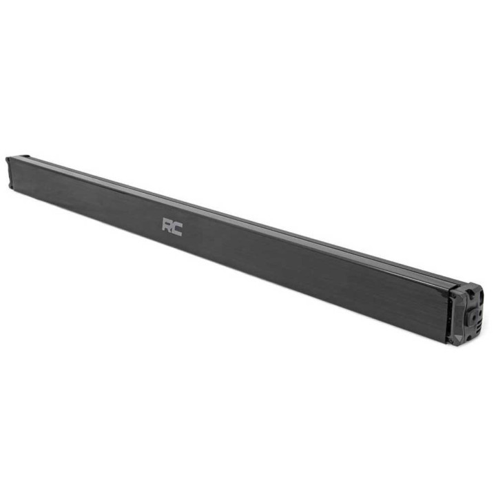 Bară LED 50 Inch cu Două Rânduri de Lumini DRL Chihlimbar Spot/flood, Rough Country Negru Series - EDK.ro