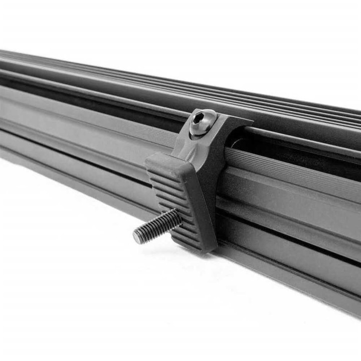 Bară LED 50 Inch cu Două Rânduri de Lumini DRL Chihlimbar Spot/flood, Rough Country Negru Series - EDK.ro