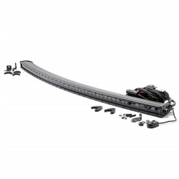 LED Light Bar 50 Inch Curved Single Row Spot, Rough Country Black Series - EDK.ro