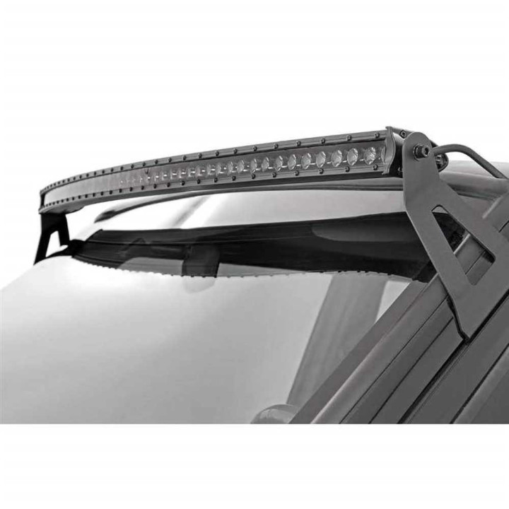 Bară LED Curbată de 50 Inch cu Spot cu un Singur Rând, Rough Country Negru Series - EDK.ro