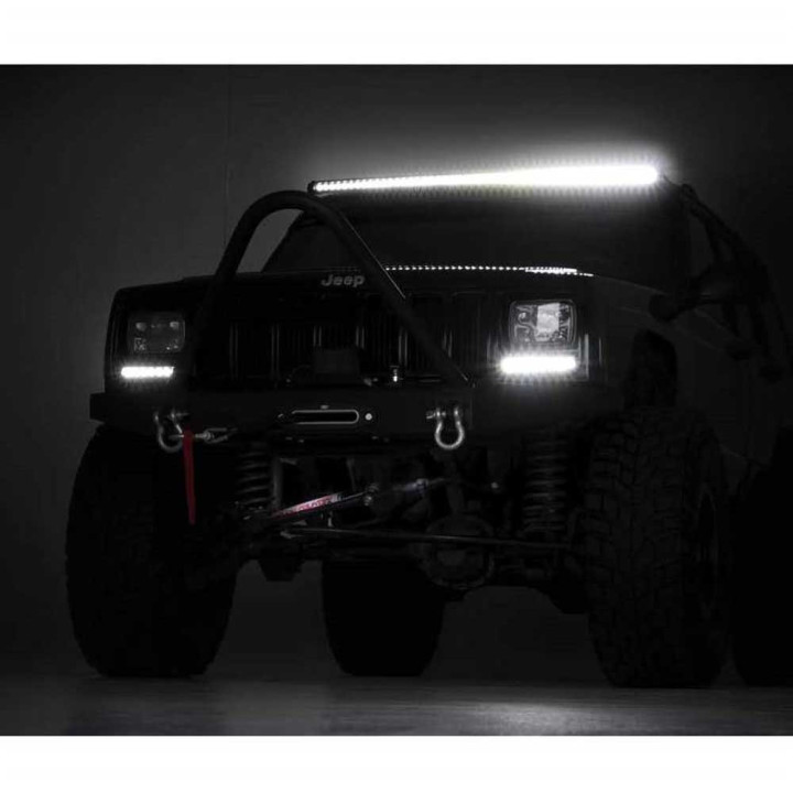 Bară LED Curbată de 50 Inch cu Spot cu un Singur Rând, Rough Country Negru Series - EDK.ro