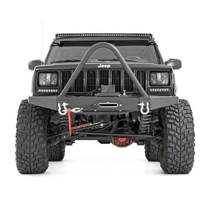 Bară LED de 50 Inch cu un Singur Rând de Spoturi, Rough Country Negru Series - EDK.ro