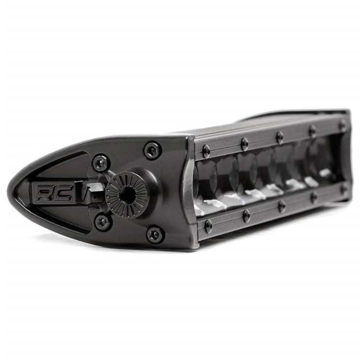 LED Light Bars 8 Inch Single Row Spot, Rough Country Black Series - EDK.ro