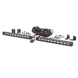 Bare Luminoase LED Subțiri de 10 Inch cu Foc Puternic, Rough Country Negru Series - EDK.ro