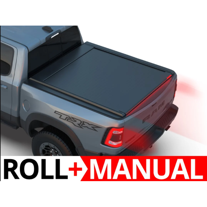 Manual Roll Top Tonneau Bed Cover, Tessera 4x4 Roll+, Dodge RAM 1500 Bed Length 5.7 Feet 2009 - 2018 - EDK.ro