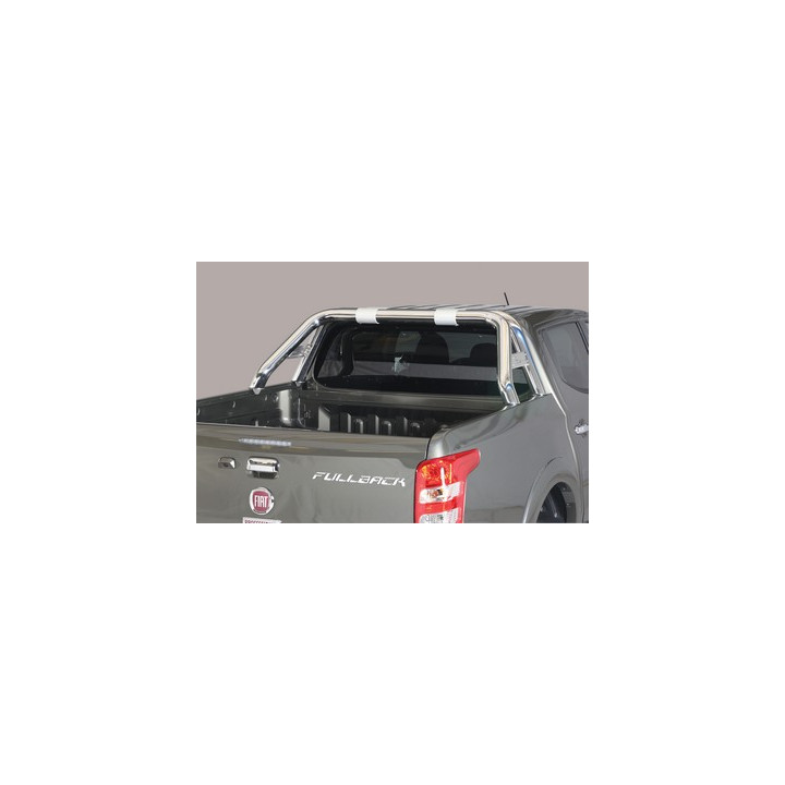 Rear Protection Bar, Misutonida 4x4 Rear Bumper, Color Silver, Fiat Fullback - EDK.ro