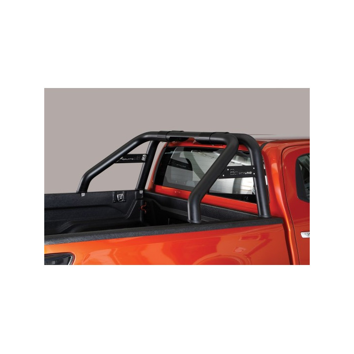 Rear Protection Bar, Misutonida 4x4 Rear Bumper, Color Black, Isuzu D-Max 2020 - 2023 - EDK.ro