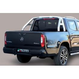 Bară de Protecție Spate, Misutonida 4x4 Rear Bumper, Culoare Argintiu, Mercedes-Benz X-Class 2017 - 2020 - EDK.ro