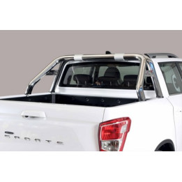 Rear Protection Bar, Misutonida 4x4 Rear Bumper, Color Black, SsangYong Musso - EDK.ro