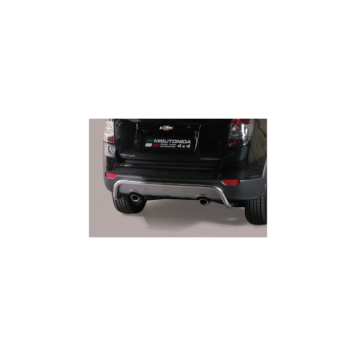 Rear Protection Bar, Misutonida 4x4 Rear Bumper, Color Black, Chevrolet Captiva - EDK.ro