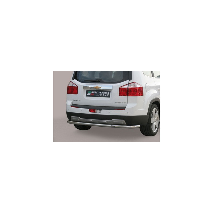 Rear Protection Bar, Misutonida 4x4 Rear Bumper, Color Silver, Chevrolet Orlando - EDK.ro