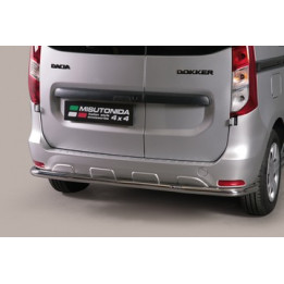 Rear Protection Bar, Misutonida 4x4 Rear Bumper, Color Black, Dacia Dokker - EDK.ro