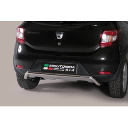 Rear Protection Bar, Misutonida 4x4 Rear Bumper, Color Black, Dacia Sandero Stepway - EDK.ro