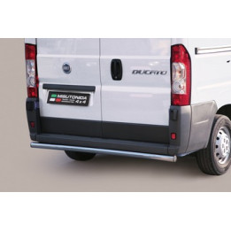 Rear Protection Bar, Misutonida 4x4 Rear Bumper, Color Silver, Fiat Ducato 2006 - 2013 - EDK.ro