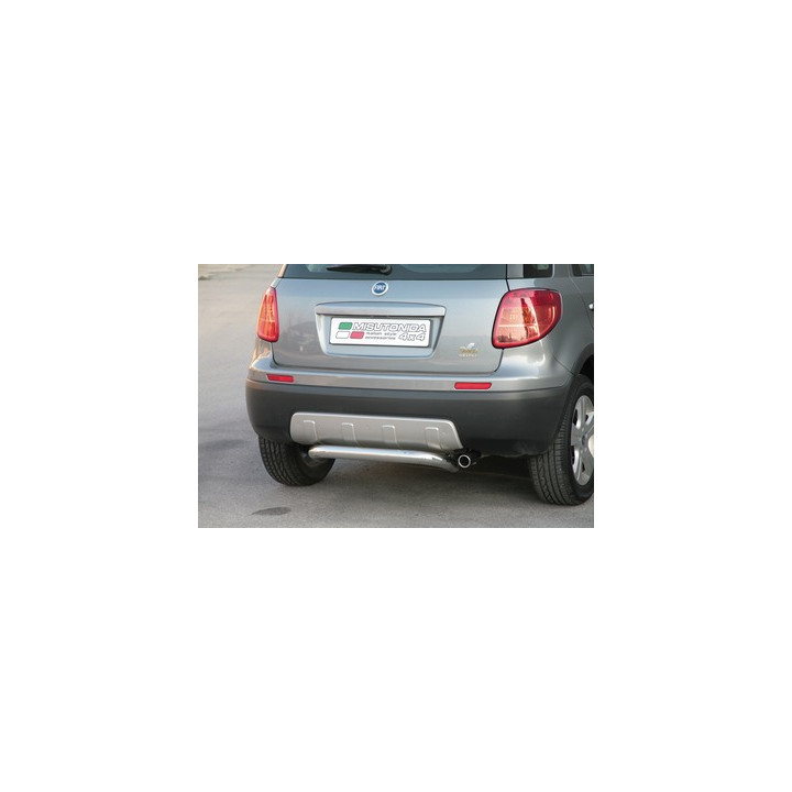 Rear Protection Bar, Misutonida 4x4 Rear Bumper, Color Black, Fiat Sedici - EDK.ro