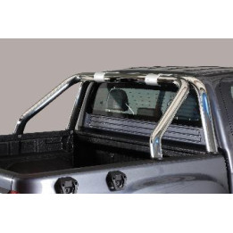Rear Protection Bar, Misutonida 4x4 Rear Bumper, Color Silver, Foton Tunland G7 - EDK.ro
