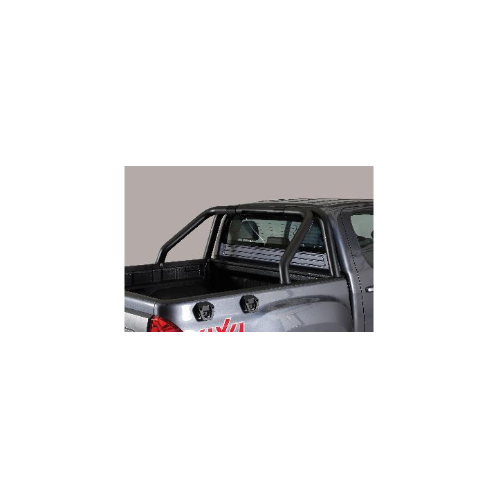 Rear Protection Bar, Misutonida 4x4 Rear Bumper, Color Black, Foton Tunland G7 2020 - Present - EDK.ro